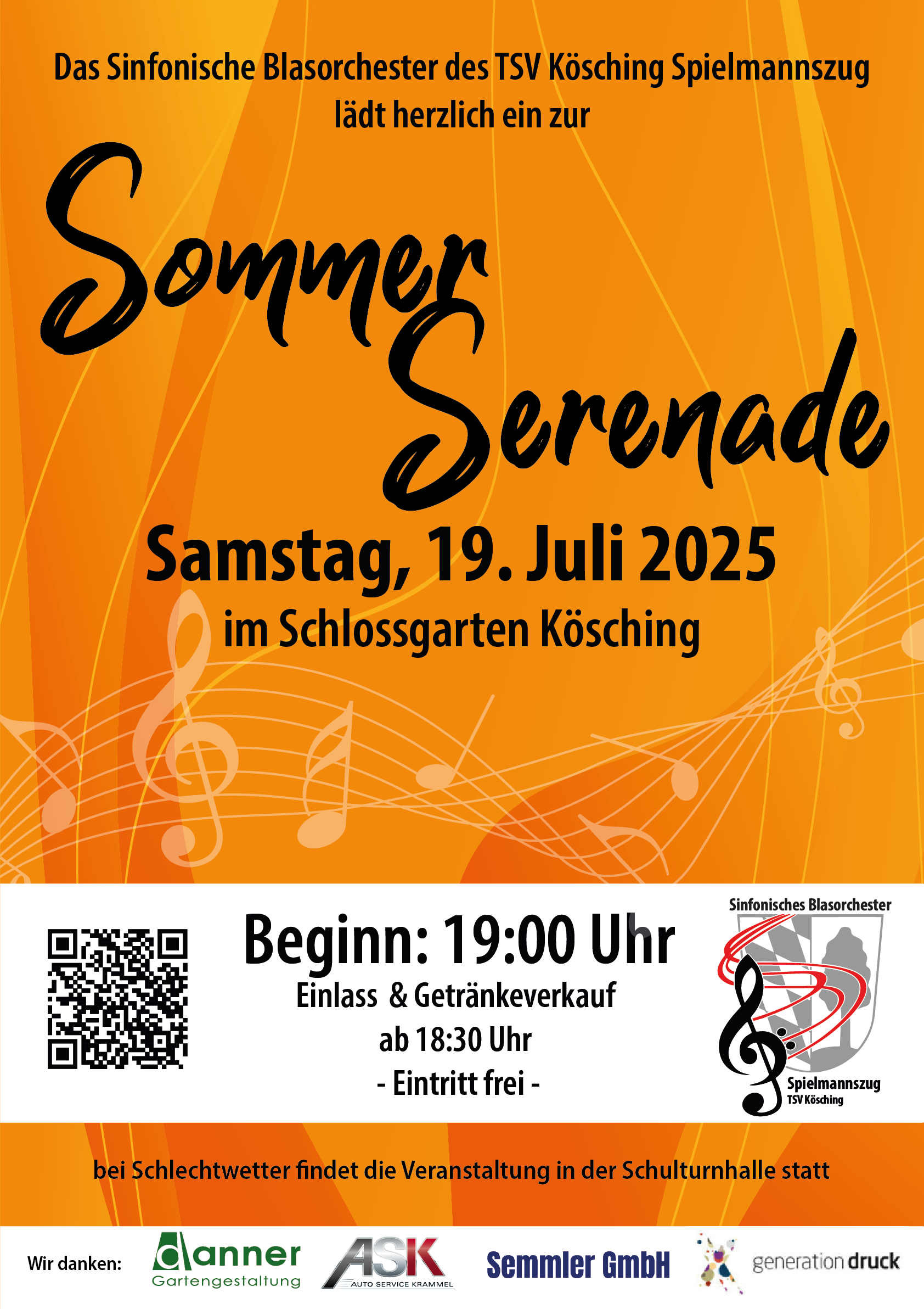 Einladung zur Sommerserenade 2025