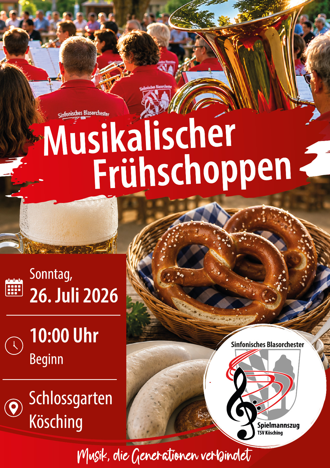 Unser Frühschoppen steht vor der Tür